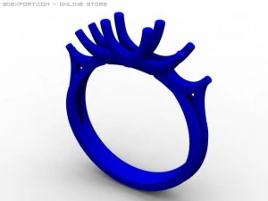 engagement ring 3D Model