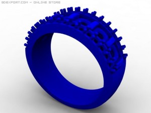engagement ring 3D 模型