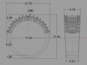 engagement ring 3D 模型