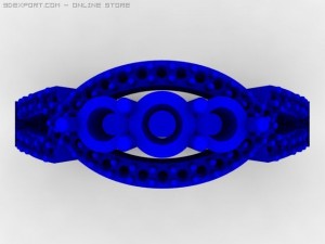 engagement ring 3D-Modell