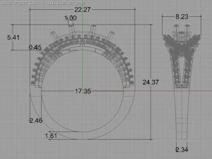 engagement ring 3D Model