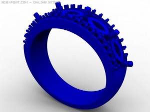 engagement ring 3D Model