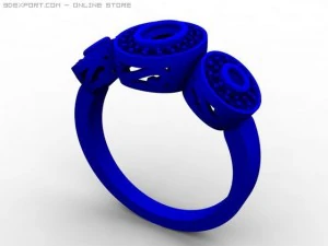 engagement ring 3D Model