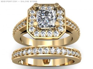 wedding ring 3D-Modell
