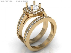 wedding ring 3D 模型