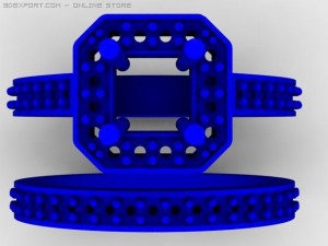wedding ring 3D 模型