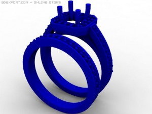 wedding ring 3D 模型