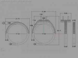 wedding ring 3D 模型