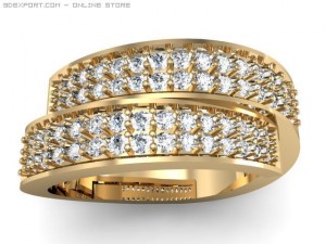 engagement ring 3D-Modell