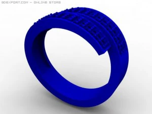 engagement ring 3D Model