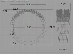 engagement ring 3D Model
