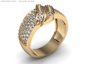 engagement ring 3Dモデル