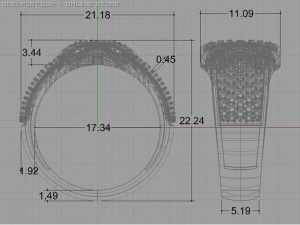 engagement ring 3Dモデル