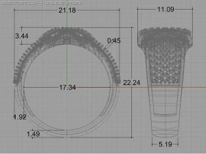 engagement ring 3D Model