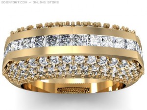 engagement ring 3D 模型