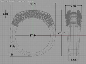 engagement ring 3D Model