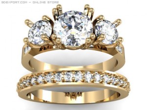 weddign ring 3D-Modell