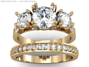 weddign ring 3D Model