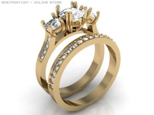 weddign ring 3D Model