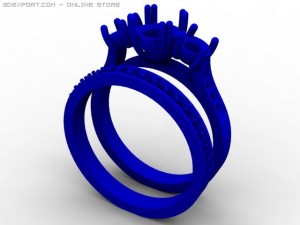 weddign ring 3D Model
