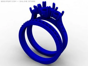 weddign ring 3D Model