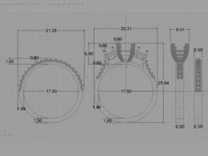 weddign ring 3D Model