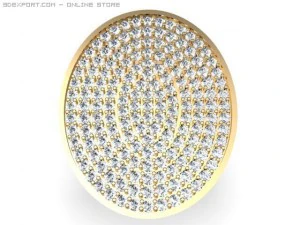 anello di fidanzamento Modello 3D