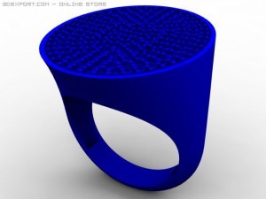 engagement ring Model 3D