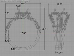 engagement ring 3D 모델