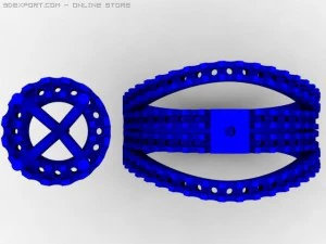 engagement ring 3D Model