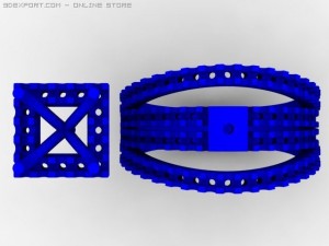 engagement ring 3D 模型