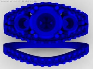 wedding ring Modelo 3D