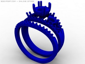 wedding ring Modelo 3D