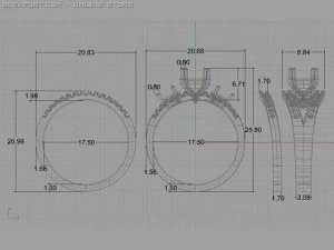 wedding ring 3D Model