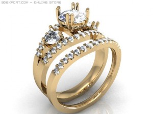 wedding ring Modelo 3D