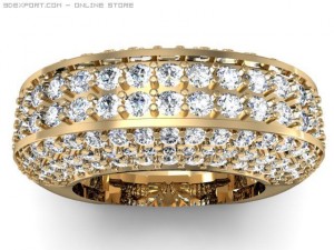 engagement ring Modèle 3D