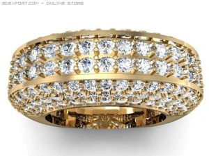 약혼 반지 3D 모델