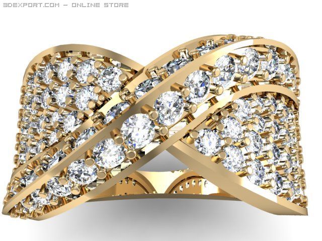 engagement ring 3D 模型 .c4d .max .obj .3ds .fbx .stl .blend