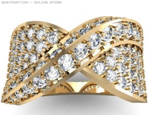 engagement ring 3D मॉडल