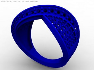 engagement ring 3D 模型