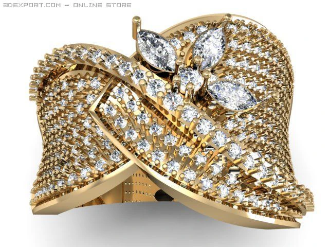 engagement ring 3D Model .c4d .max .obj .3ds .fbx .stl .blend 