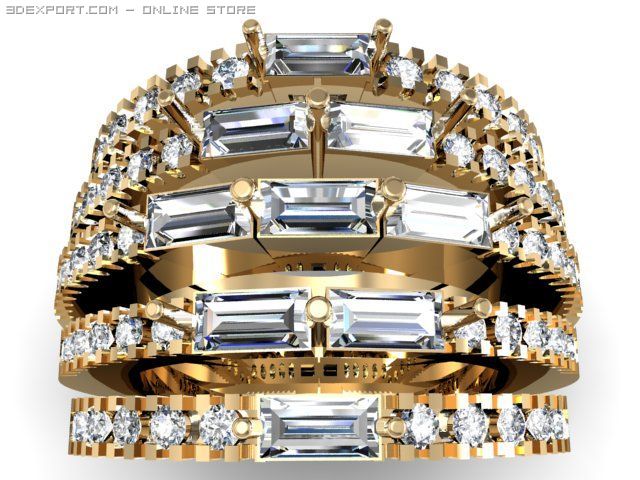 engagement ring 3D-Modell .c4d .max .obj .3ds .fbx .stl .blend 