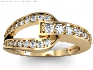 engagement ring Modèle 3D