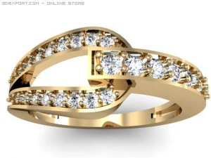 Verlobungsring 3D Modell