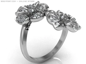 flower ring 3D Model