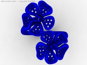 flower ring 3D-Modell