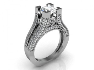 engagement ring Modelo 3D