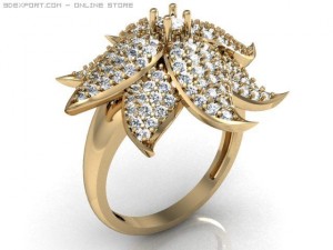 engagement ring Modelo 3D