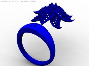 engagement ring Modelo 3D