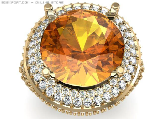 engagement ring 3D Model .c4d .max .obj .3ds .fbx .stl .blend 